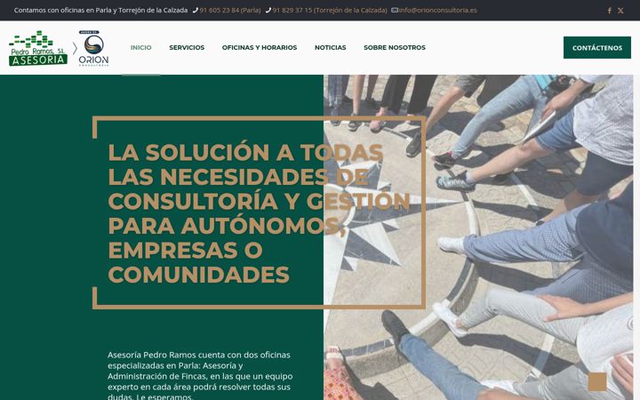 Screenshot of asesoriapedroramos.com