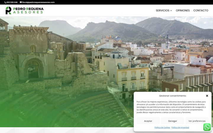Screenshot of asesoriapedrorequena.com