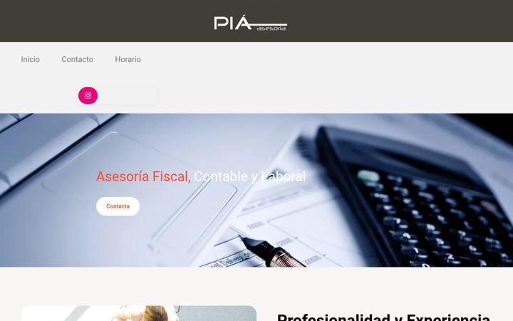 Screenshot of asesoriapia.com