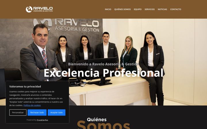 Screenshot di asesoriaravelo.com