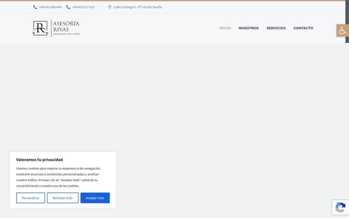 Screenshot di asesoriarivas.es