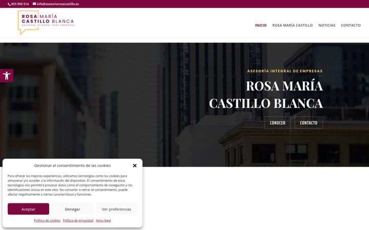 Screenshot di asesoriarosacastillo.es