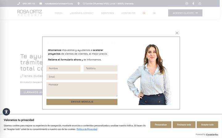 Screenshot di asesoriarosaortiz.es