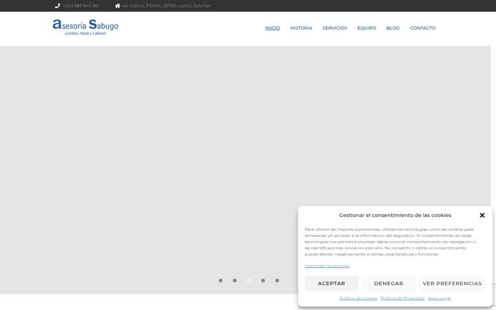 Screenshot of asesoriasabugo.com