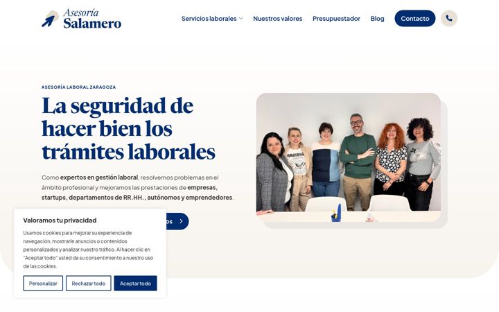 Capture d'écran de asesoriasalamero.com