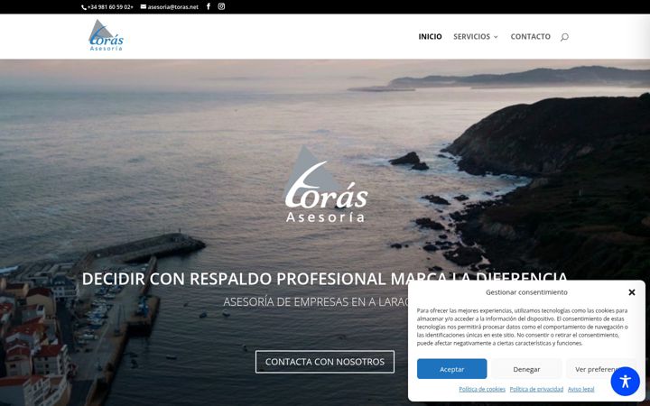Ekraanipilt saidist asesoriatoras.com