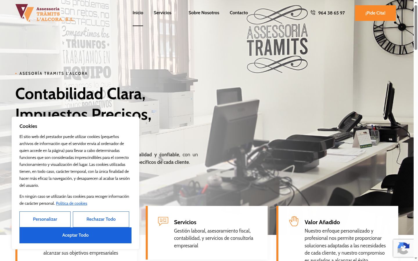 Screenshot tal-banner tal-kunsens muri qabel kwalunkwe interazzjoni