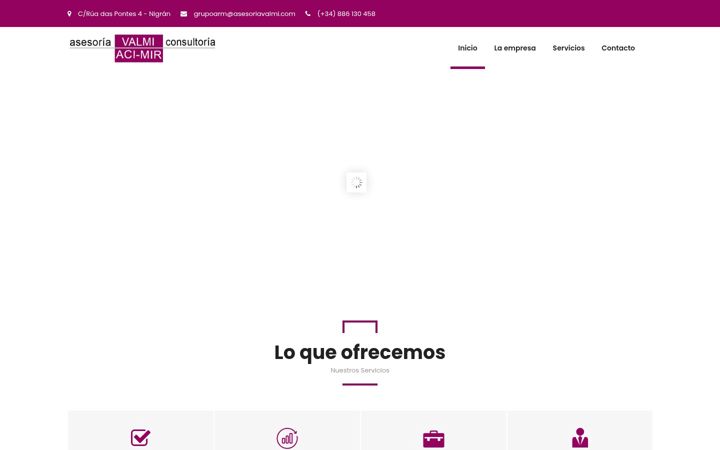 Screenshot of asesoriavalmi.com