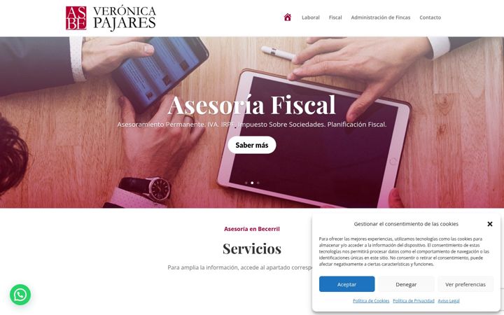 Screenshot of asesoriaveronicapg.es