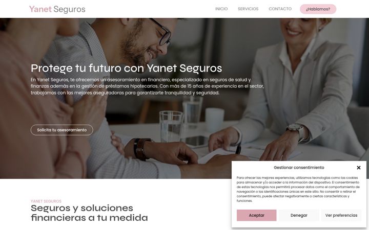 Ekraanipilt saidist asesoriaysegurosyanet.com