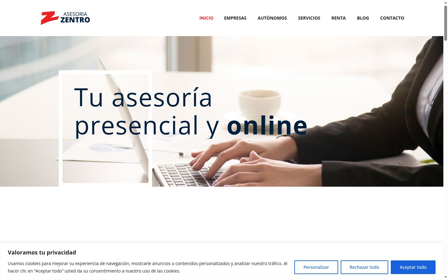 Sutikimo reklamjuostės, rodytos prieš bet kokią sąveiką, ekrano kopija