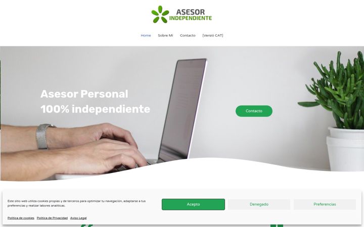 Screenshot of asesorindependiente.com