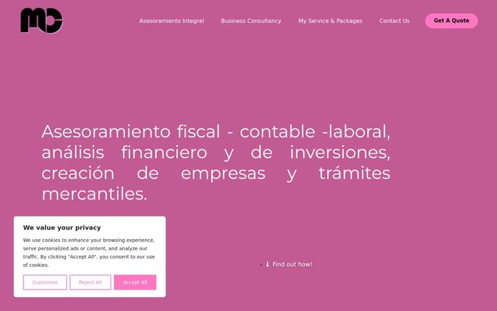 Screenshot von asesoronline.es