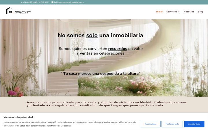 Screenshot of asesorpersonalinmobiliario.com
