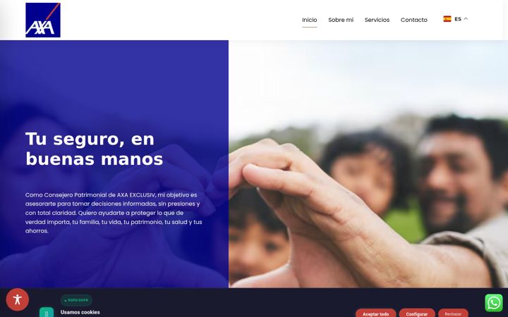 Screenshot of asesorsegurovida.com