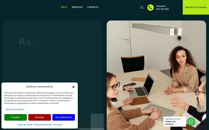 Screenshot of asesortenerife.com