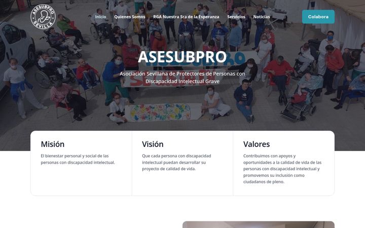 Ekrano kopija asesubpro.org