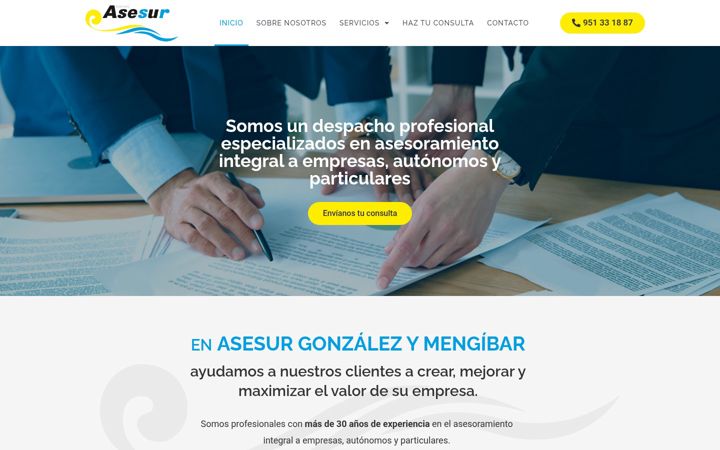 Screenshot of asesurgabinete.com