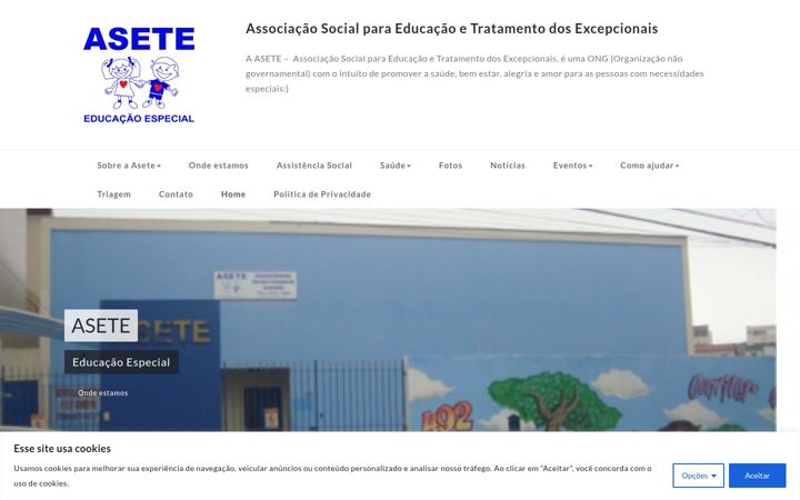 Screenshot of asete.org.br