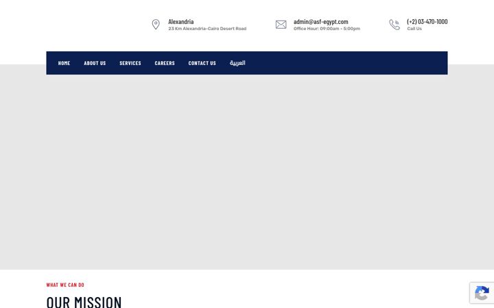 Screenshot of asf-egypt.com