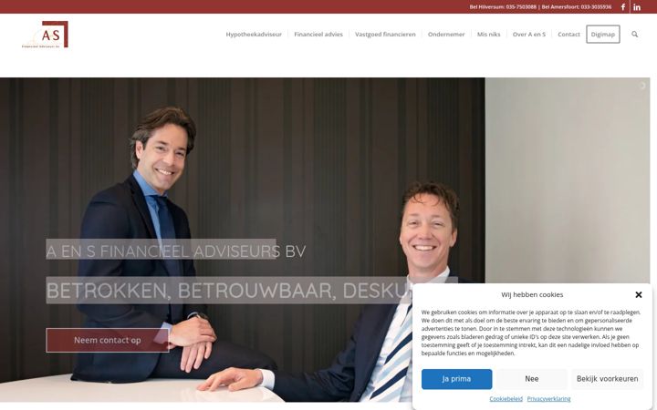 Screenshot of asfa.nl