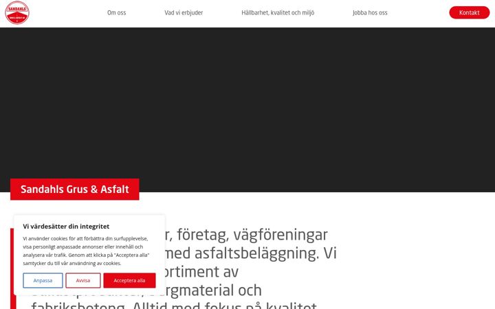Skjámynd af asfalt.nu