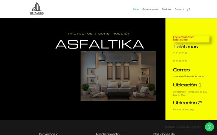 Screenshot of asfaltikaproyectos.com.mx