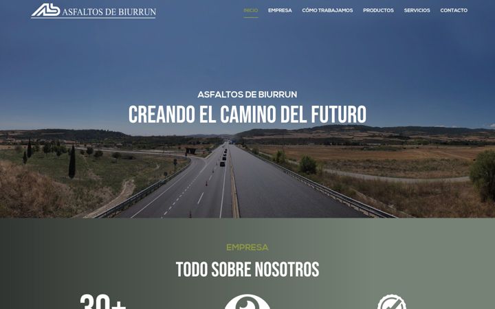 Screenshot of asfaltosbiurrun.com