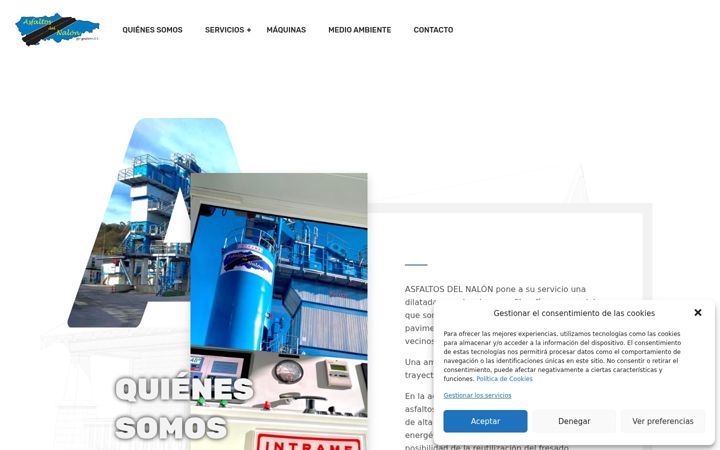 Screenshot of asfaltosdenalon.es