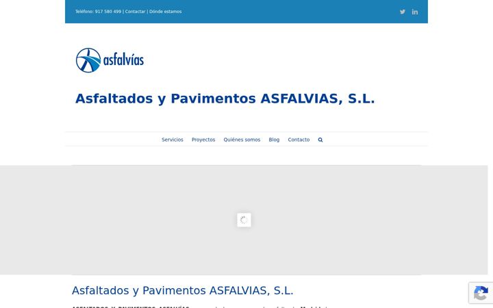 Screenshot of asfalvias.com