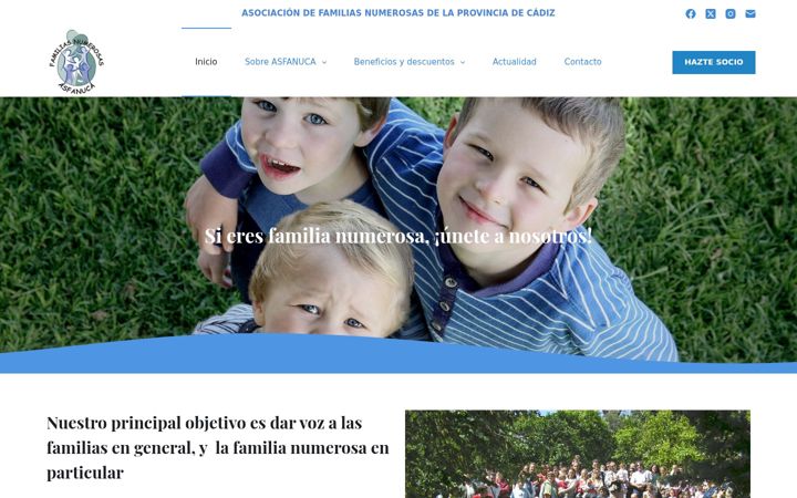 Screenshot of asfanuca.org
