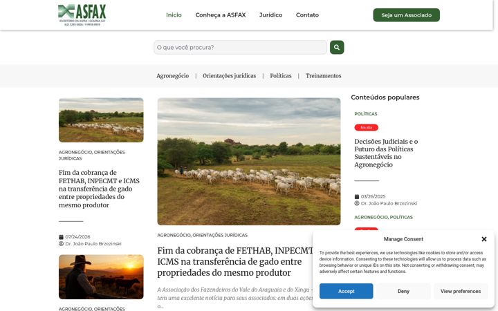 Screenshot του asfax.com.br