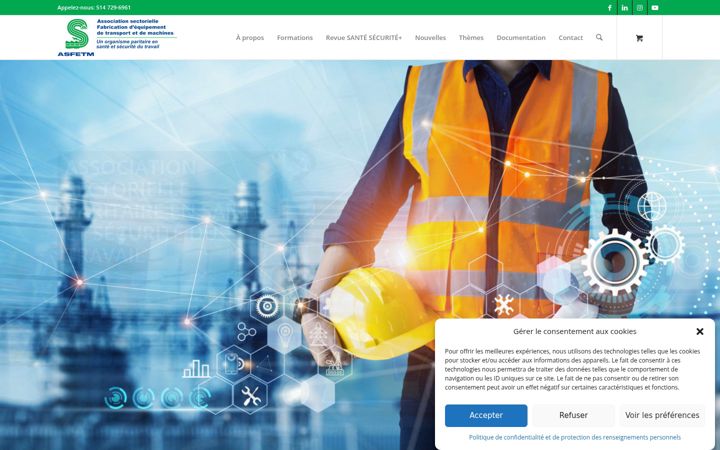 Screenshot of asfetm.com