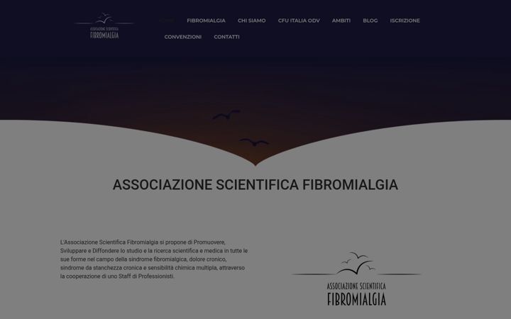 Screenshot of asfibromialgia.it