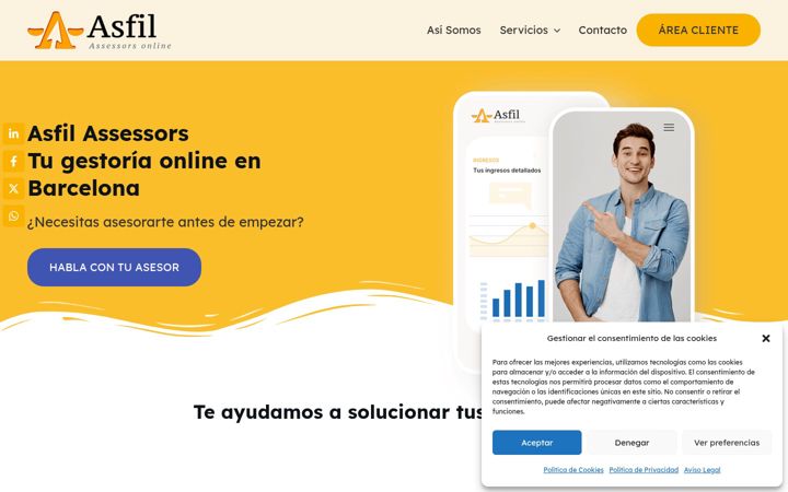 Екранна снимка на asfilassessors.com