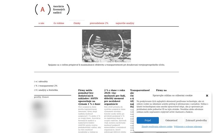 Screenshot of asfin.sk