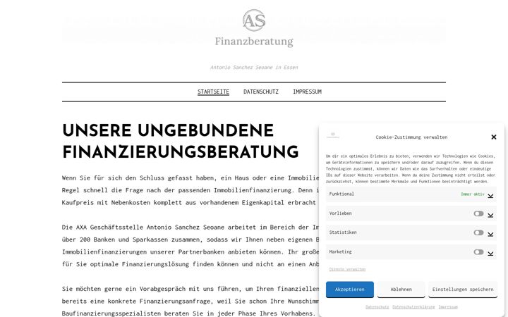 Screenshot of asfinanzberatung.de