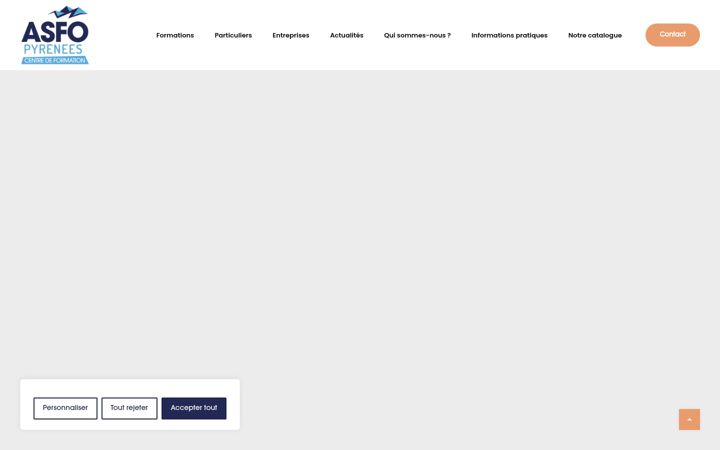 Screenshot of asfo.fr