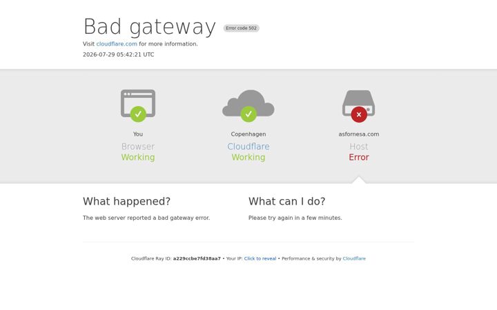 Screenshot of asfornesa.com