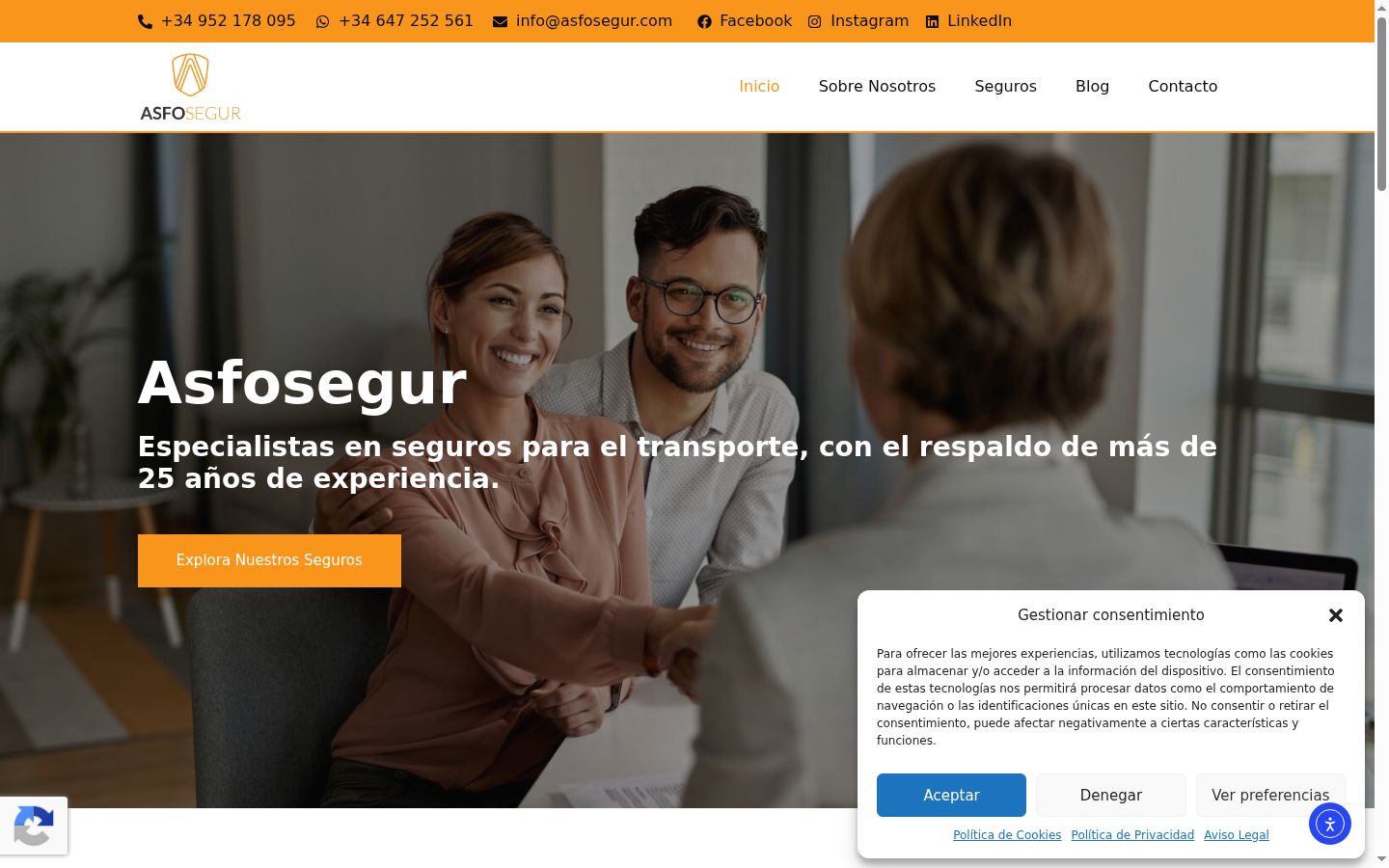 Sutikimo reklamjuostės, rodytos prieš bet kokią sąveiką, ekrano kopija