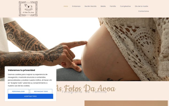 Snímek obrazovky asfotosdaavoa.com