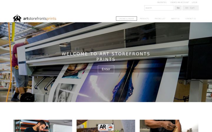 Screenshot of asfprints.com