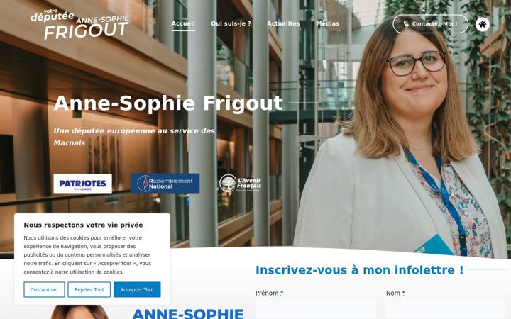 Screenshot of asfrigout.fr