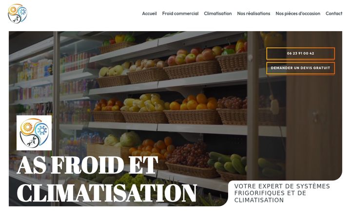 Captura de pantalla de asfroid-climatisation-lyon.fr
