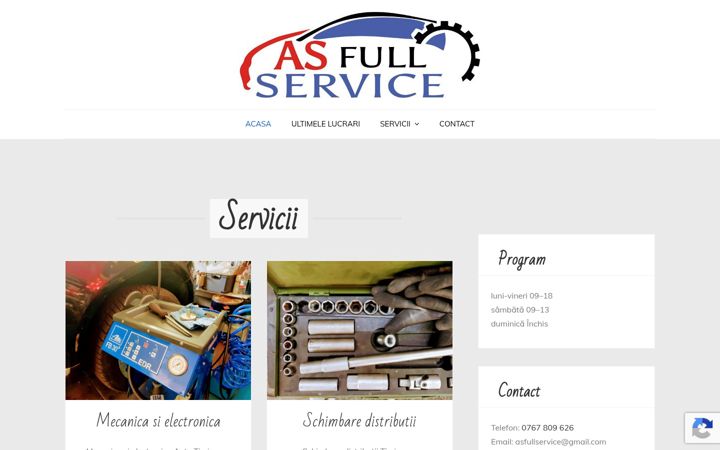 Screenshot of asfullservice.ro