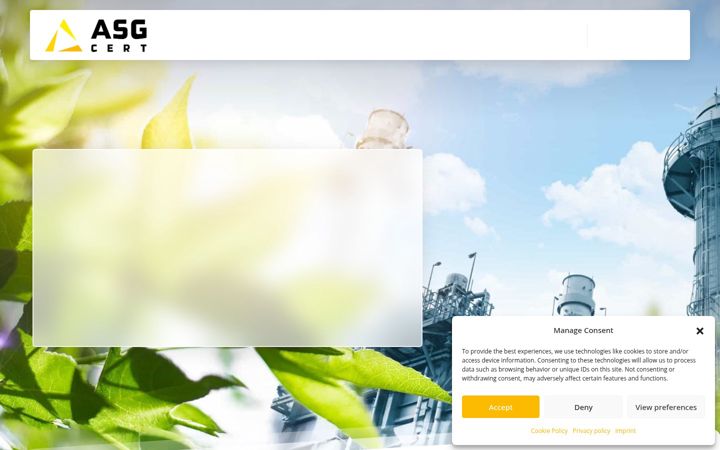 Screenshot of asg-cert.com