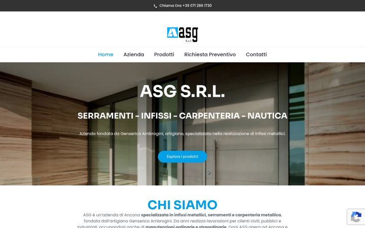 Screenshot of asg-srl.it