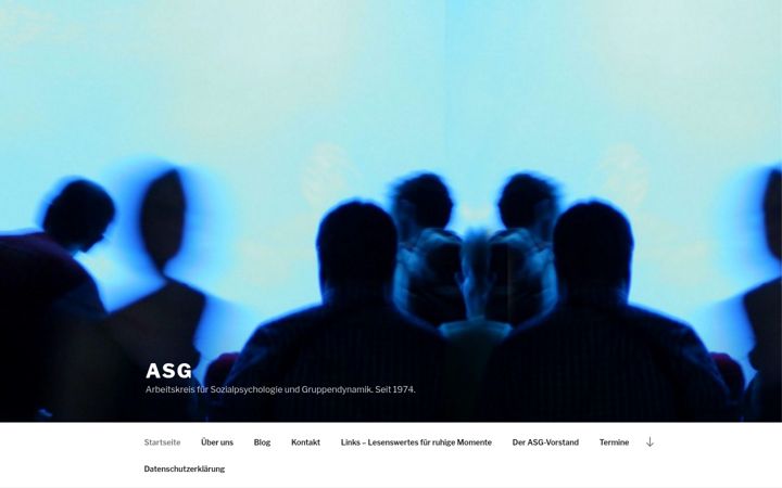 Screenshot of asg.at