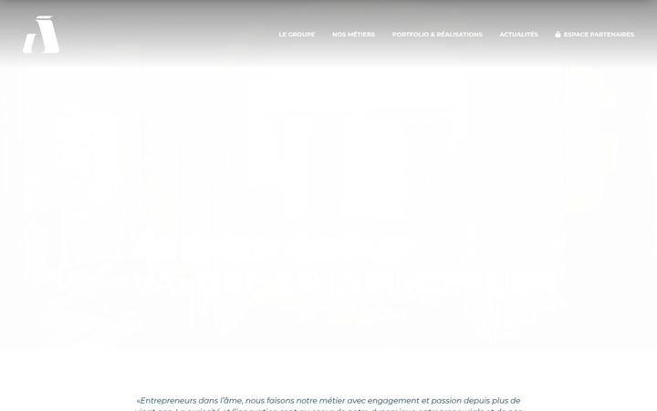 Screenshot of asgard-group.fr