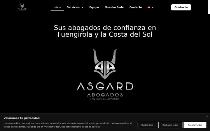 Screenshot of asgardlawyers.com